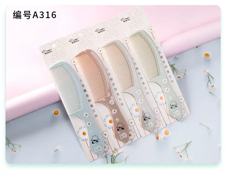 Cute Cartoon Hair Comb for Girls Students Home Portable — feature 7