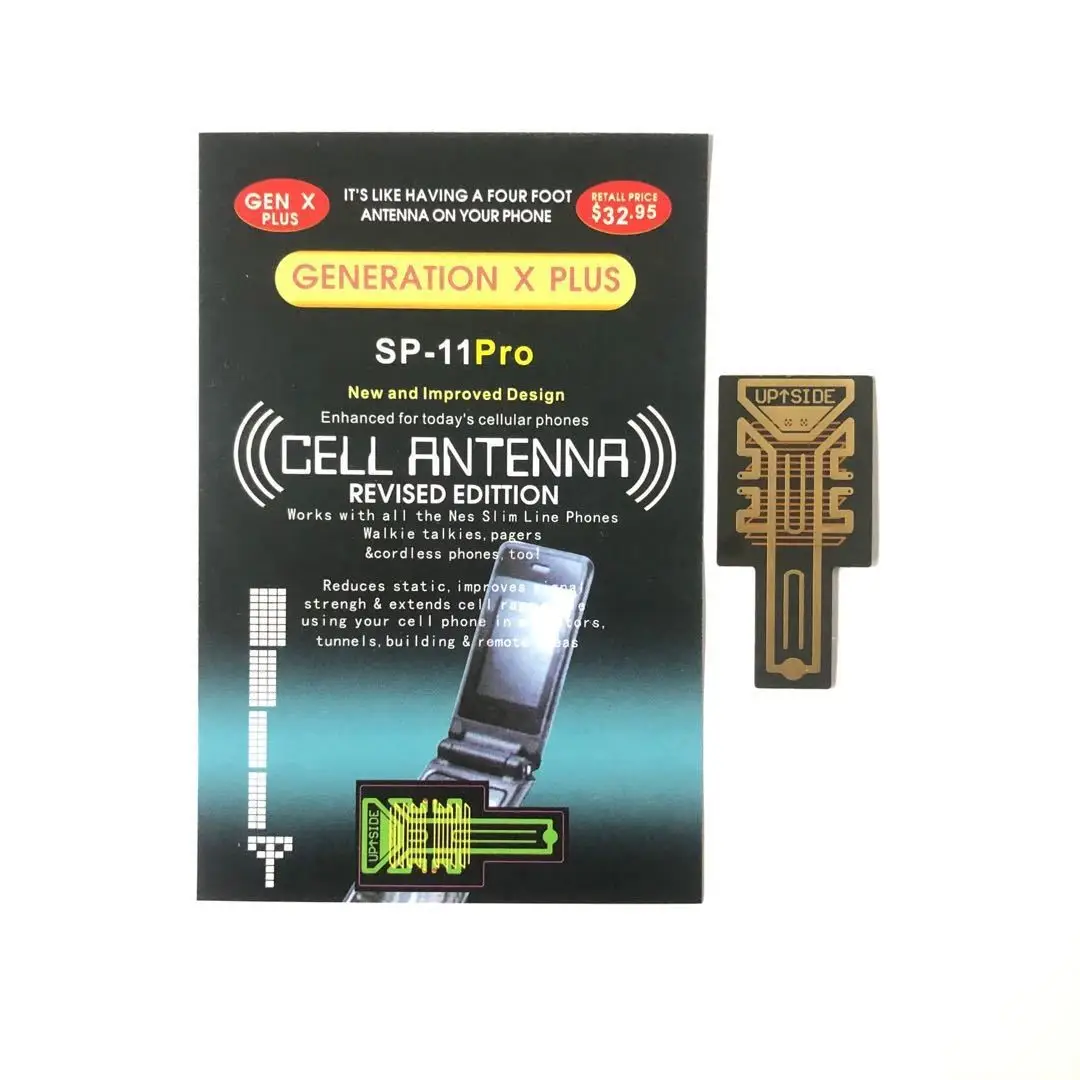 Cross-Border New Mobile Phone Signal Enhancement Sticker Yellow Battery Sticker Network Enhancement Amplifier Computer External Antenna