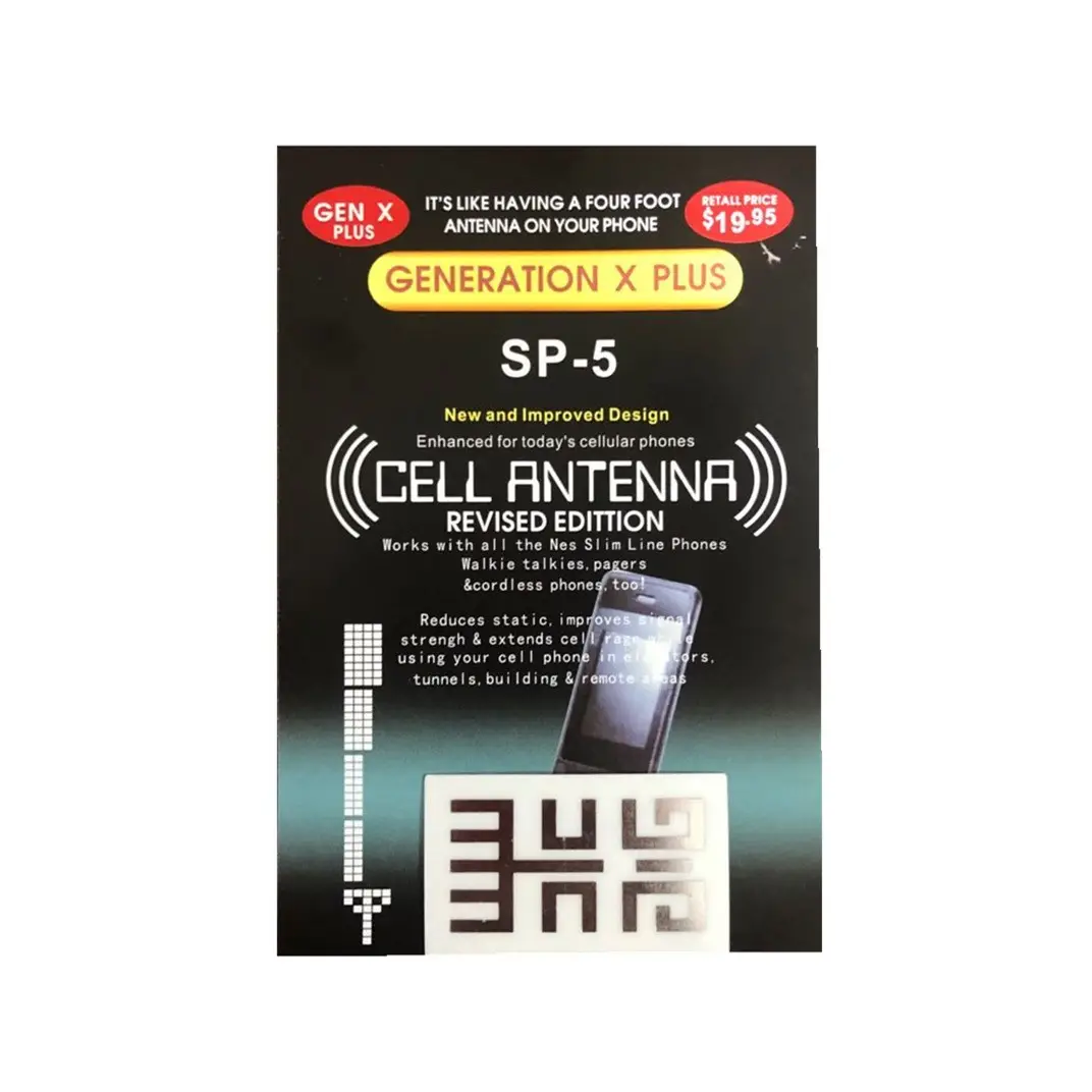 Cross-Border New Mobile Phone Signal Enhancement Sticker Yellow Battery Sticker Network Enhancement Amplifier Computer External Antenna