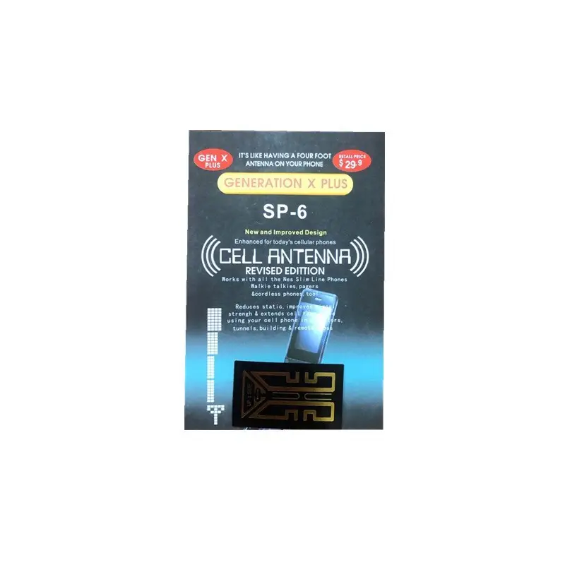 Cross-Border New Mobile Phone Signal Enhancement Sticker Yellow Battery Sticker Network Enhancement Amplifier Computer External Antenna