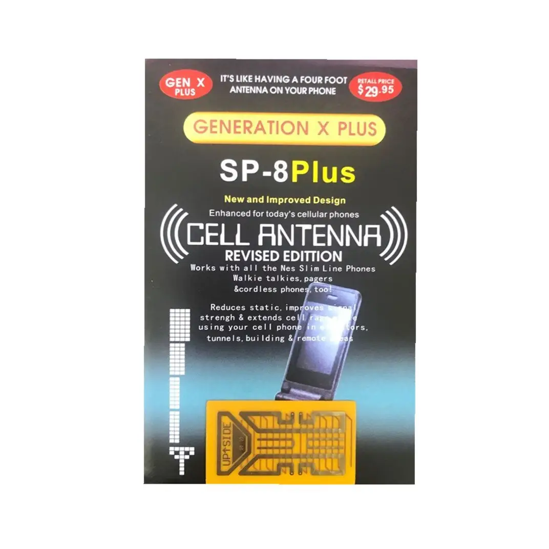 Cross-Border New Mobile Phone Signal Enhancement Sticker Yellow Battery Sticker Network Enhancement Amplifier Computer External Antenna