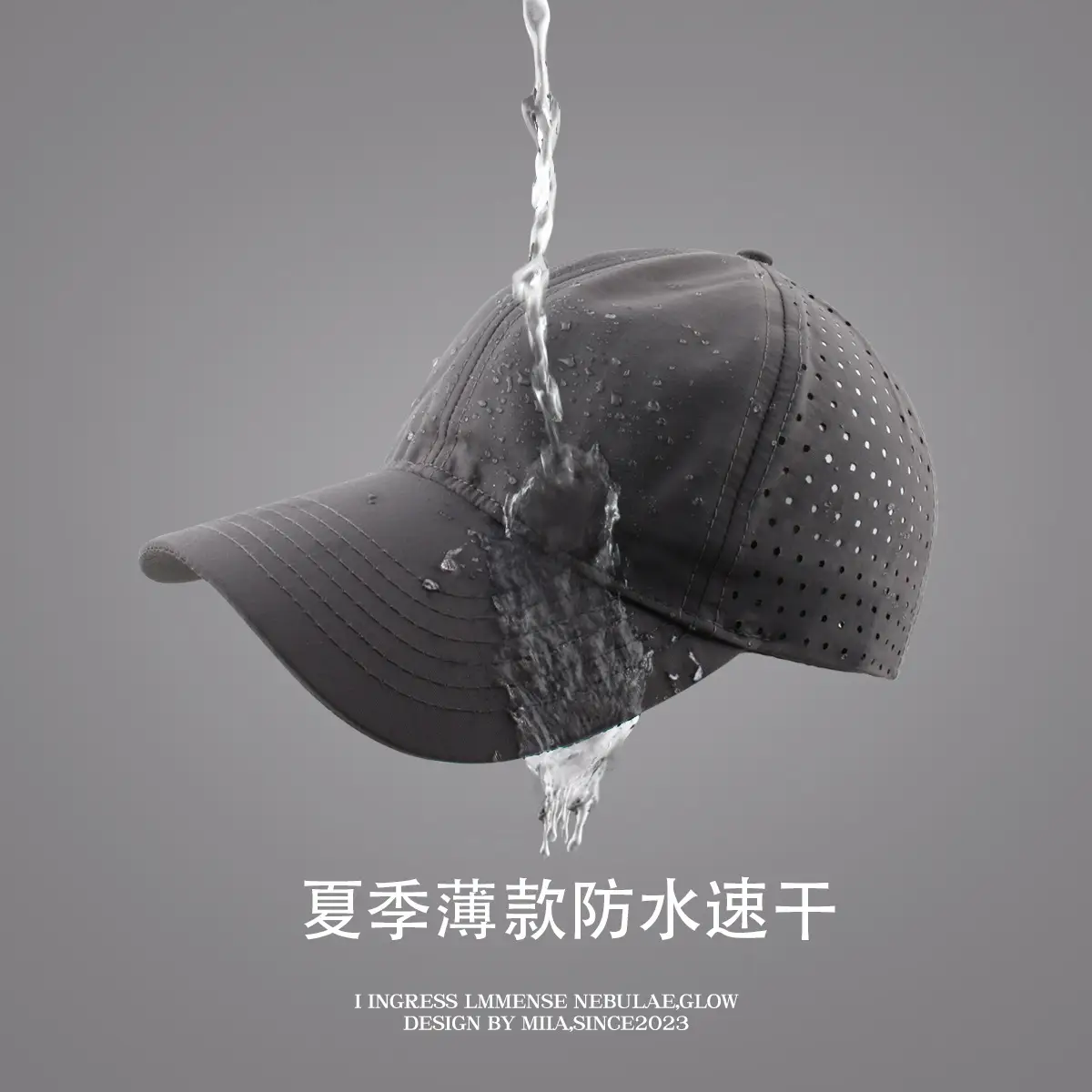 Women's Beige Peaked Cap with Mesh Back for Summer Sports - Image 8