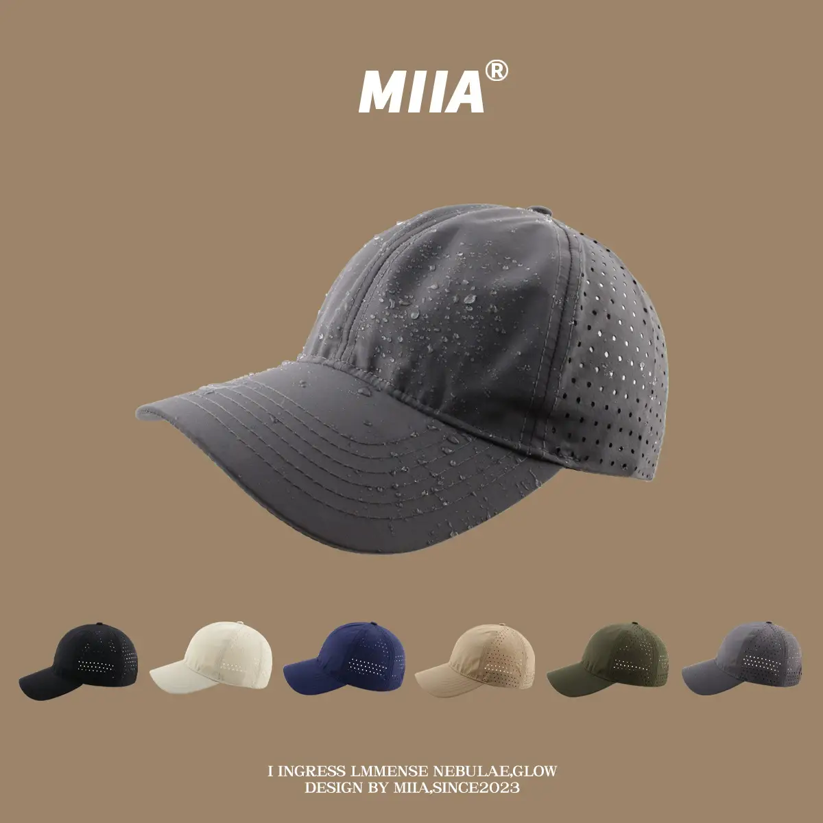 Women's Beige Peaked Cap with Mesh Back for Summer Sports β feature 6