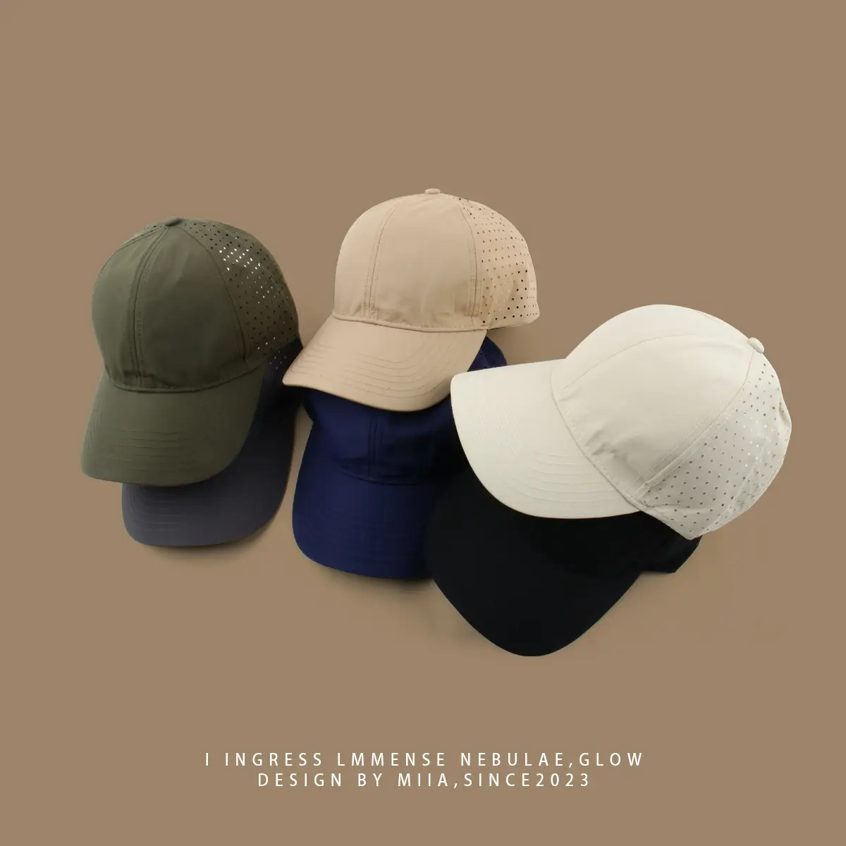 Women's Beige Peaked Cap with Mesh Back for Summer Sports β feature 7