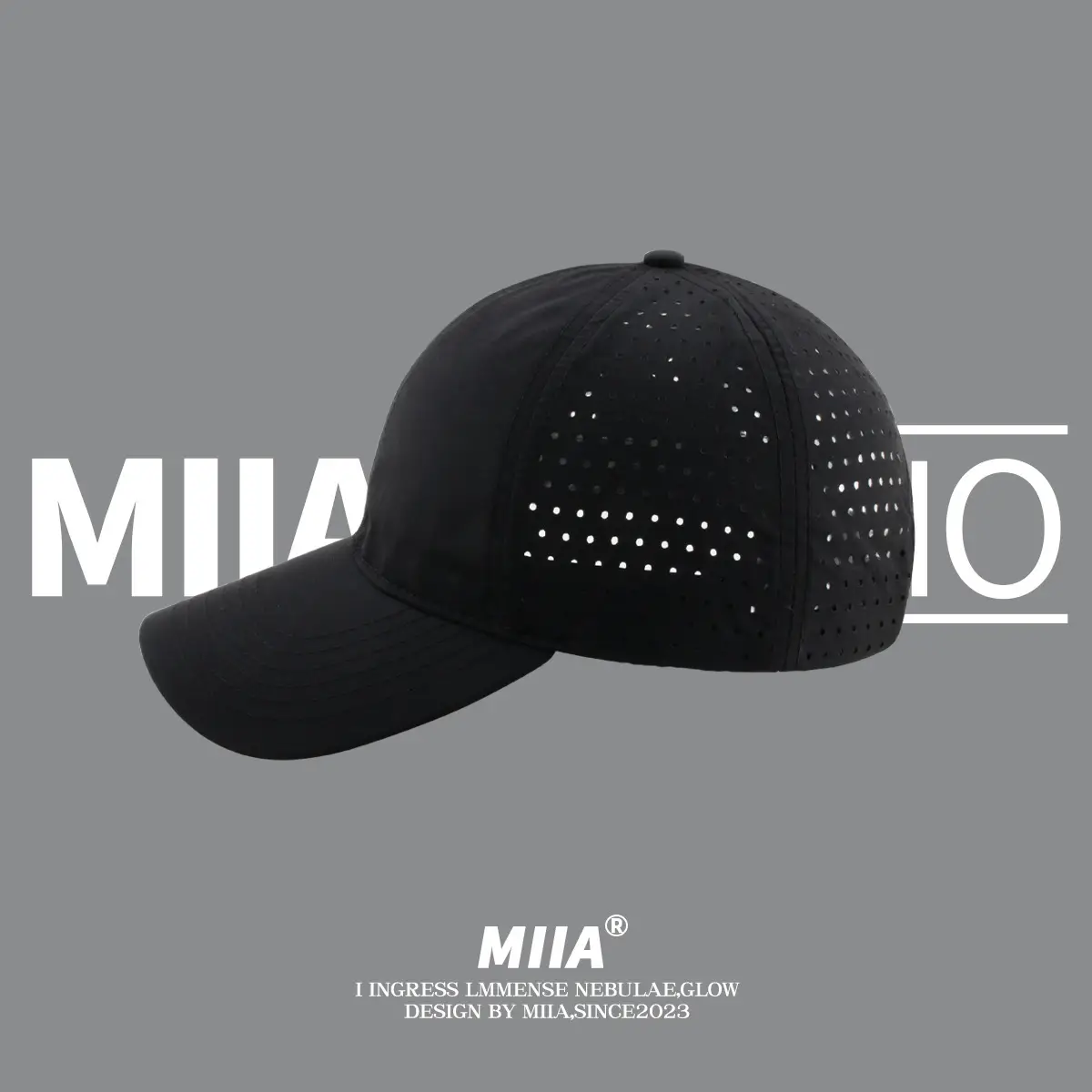 Women's Beige Peaked Cap with Mesh Back for Summer Sports - Image 2