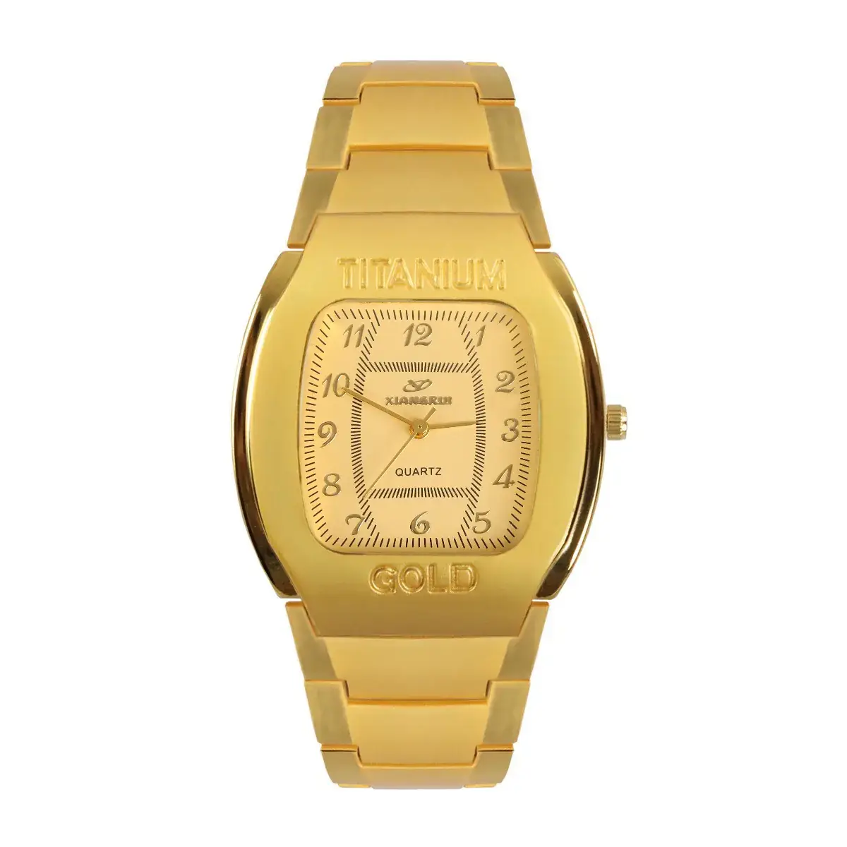 Gold & Brown Men's Quartz Watches 2714 - Image 5