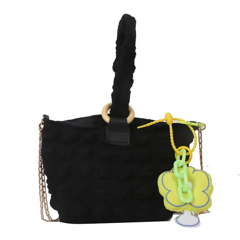White Pleated Shoulder Crossbody Bag for Women - Image 17