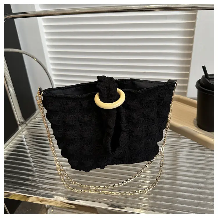 White Pleated Shoulder Crossbody Bag for Women — feature 27