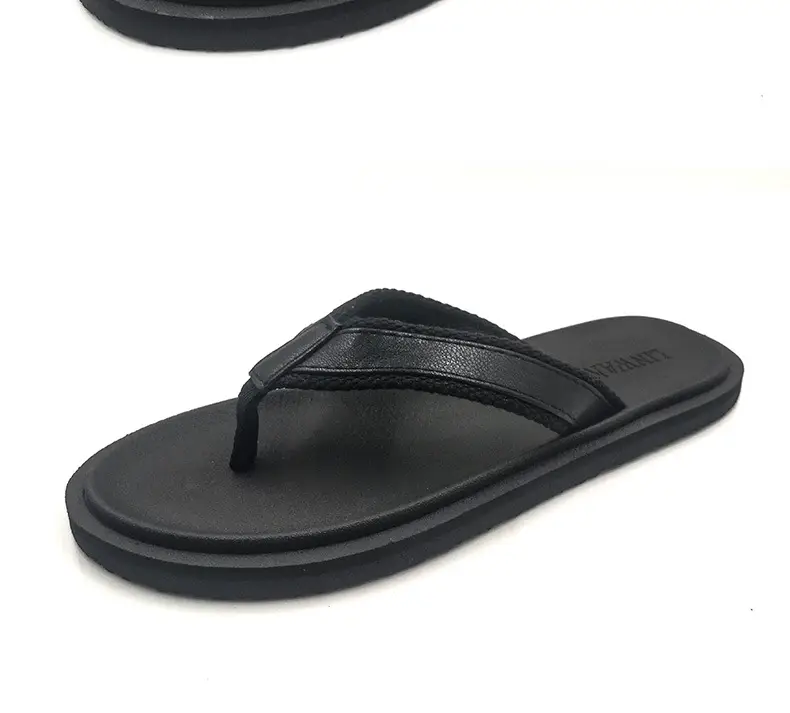 Men's Orange Strap Flip Flops Non-Slip Casual — feature 18