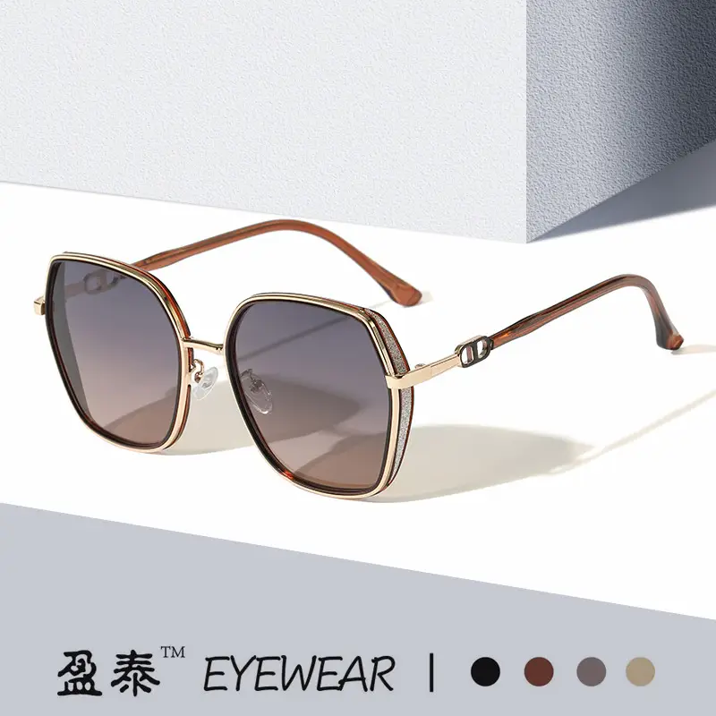 Silver Gradient Grey Sunglasses for Women - Image 7