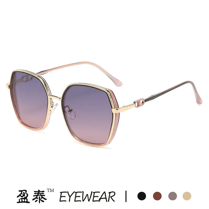 Silver Gradient Grey Sunglasses for Women - Image 9