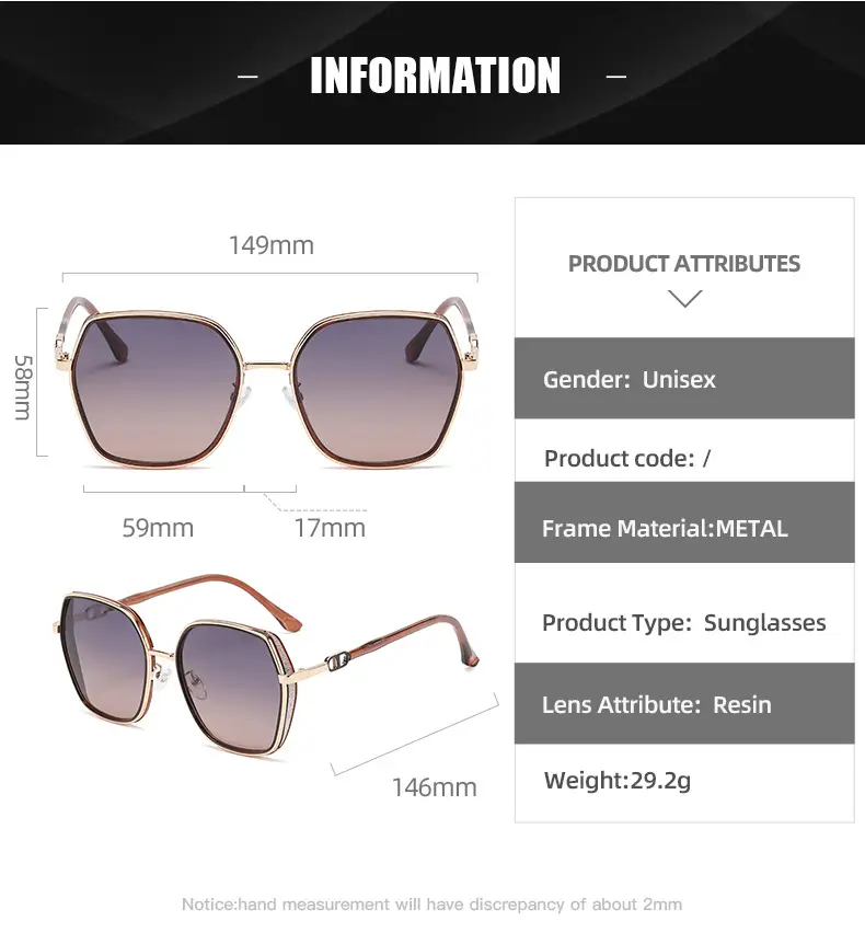 Silver Gradient Grey Sunglasses for Women — feature 12