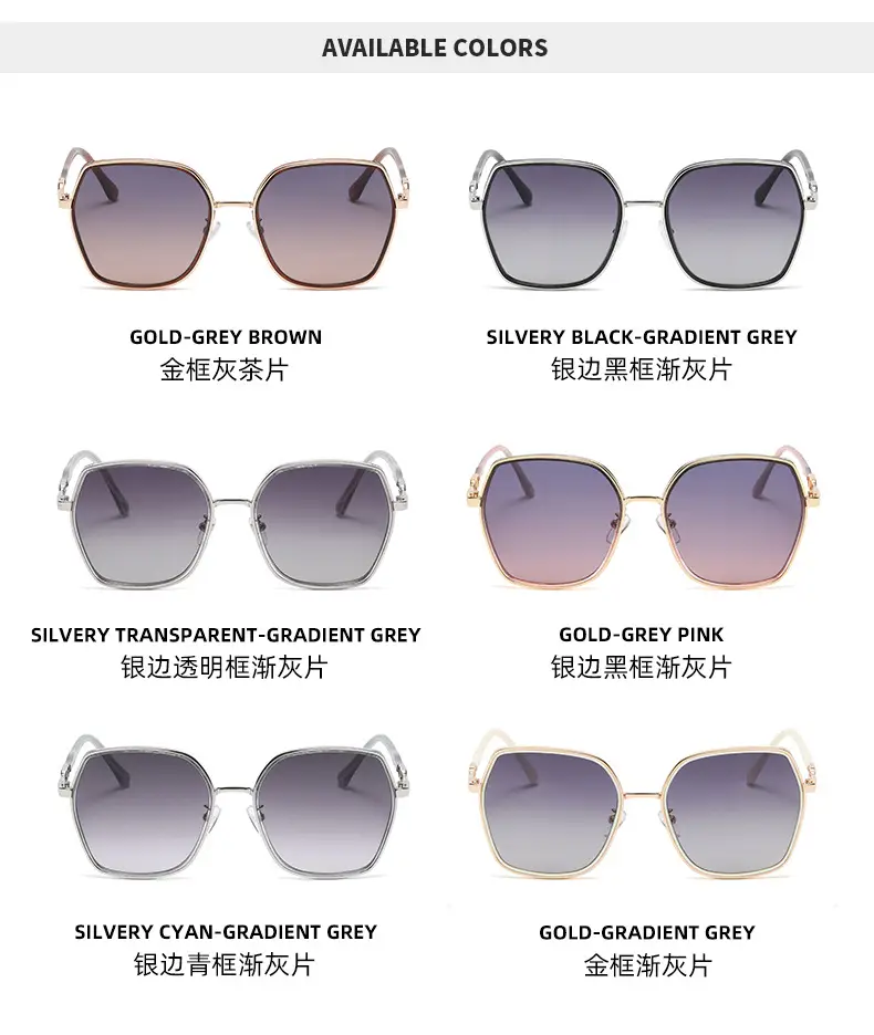 Silver Gradient Grey Sunglasses for Women — feature 13