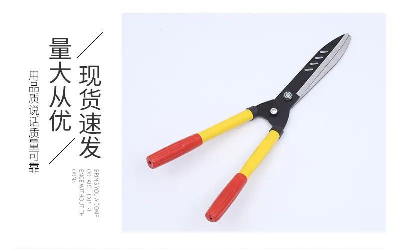 hedgerow shears gardening iron handle lawn shears manganese steel pruning shears fence shears gardening shears holly shears tea shears pruning tools — feature 22