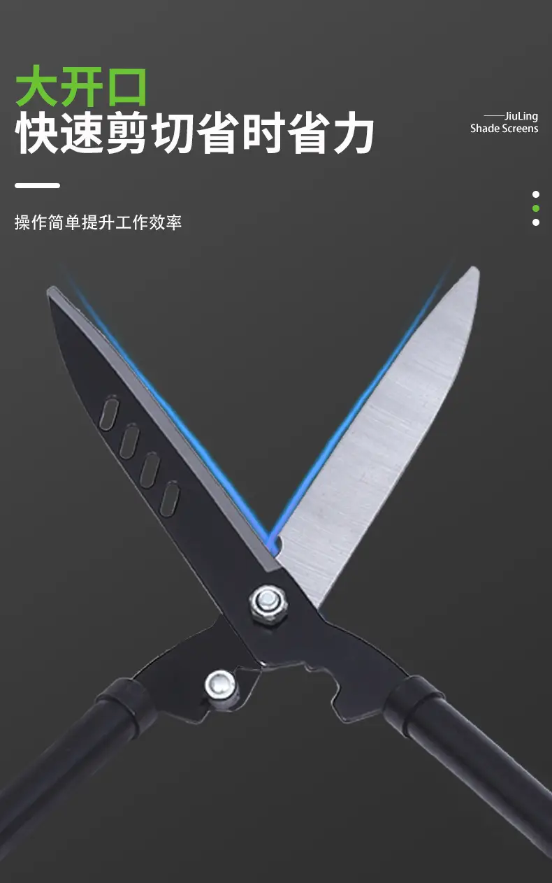 hedgerow shears gardening iron handle lawn shears manganese steel pruning shears fence shears gardening shears holly shears tea shears pruning tools — feature 9