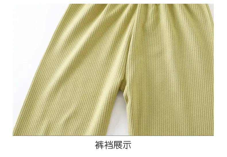 Derong Pajamas Kidsren's Pajamas for Boys and Girls New Autumn and Winter Long-Sleeved Two-Piece Set Boys and Girls Lapel Home Clothes — feature 12