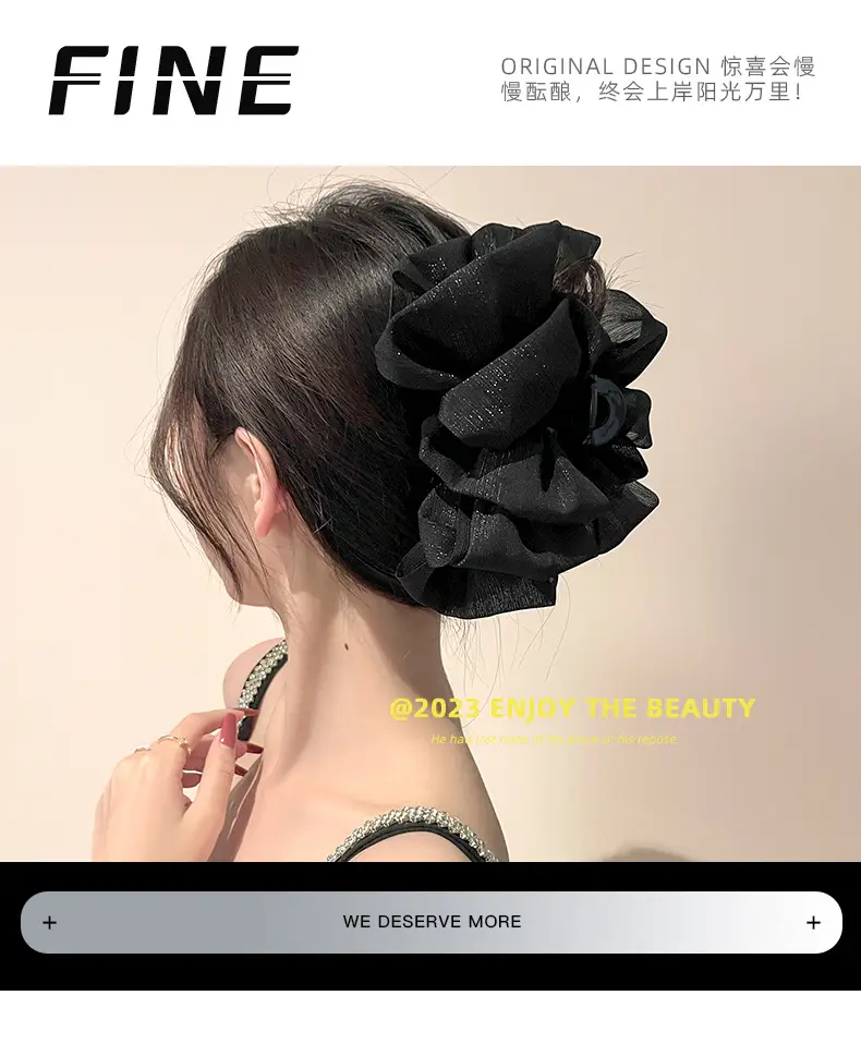 Double-Sided Mesh Hairpin Clip for Women — feature 1
