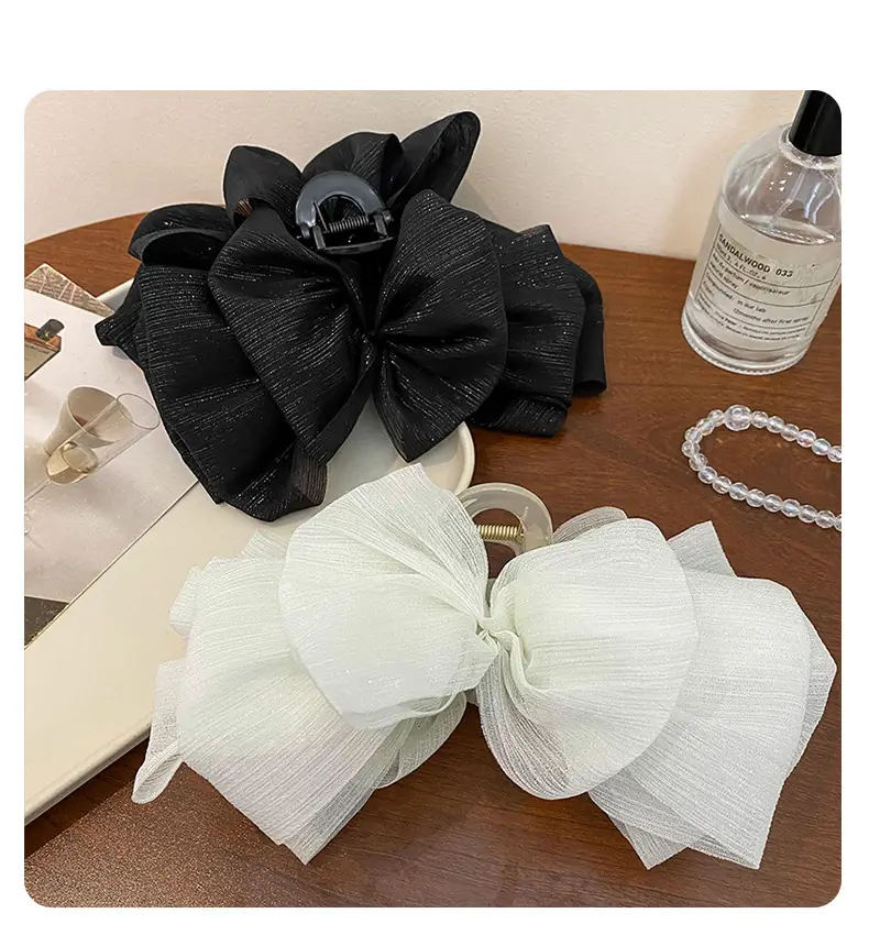 Double-Sided Mesh Hairpin Clip for Women — feature 4
