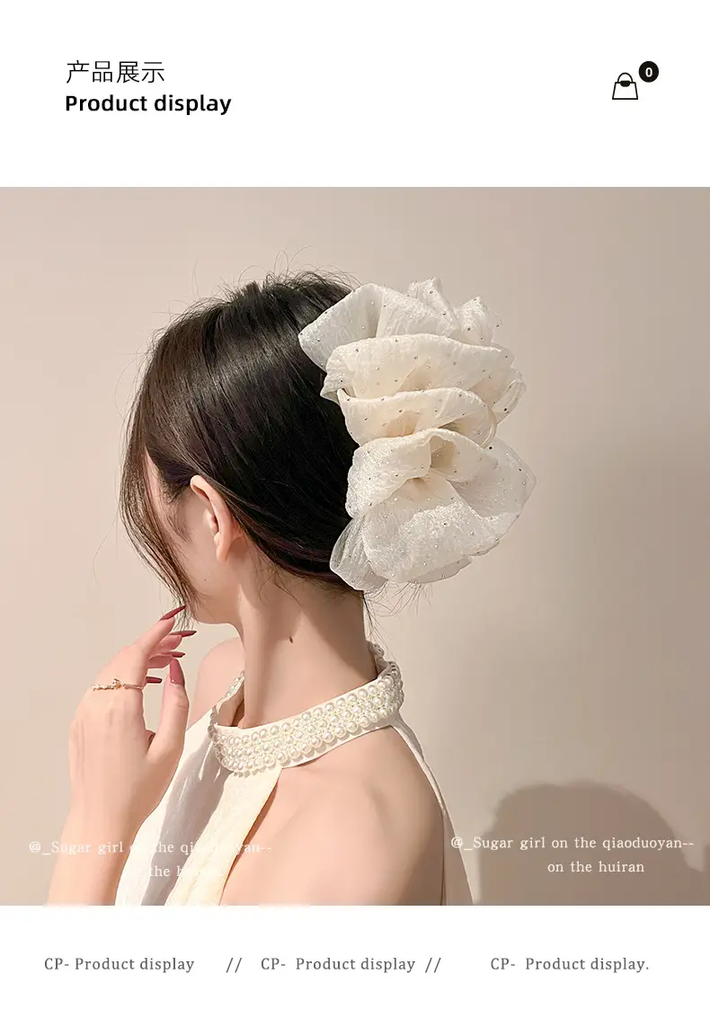 Double-Sided Mesh Hairpin Clip for Women — feature 5