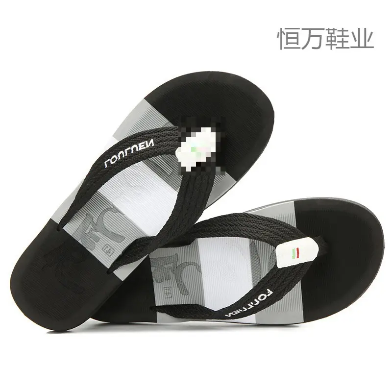 Fujian big manufacturers 2023 cross-border flip-flops men's beach slippers summer wear European and American men's sandals wholesale - Image 6