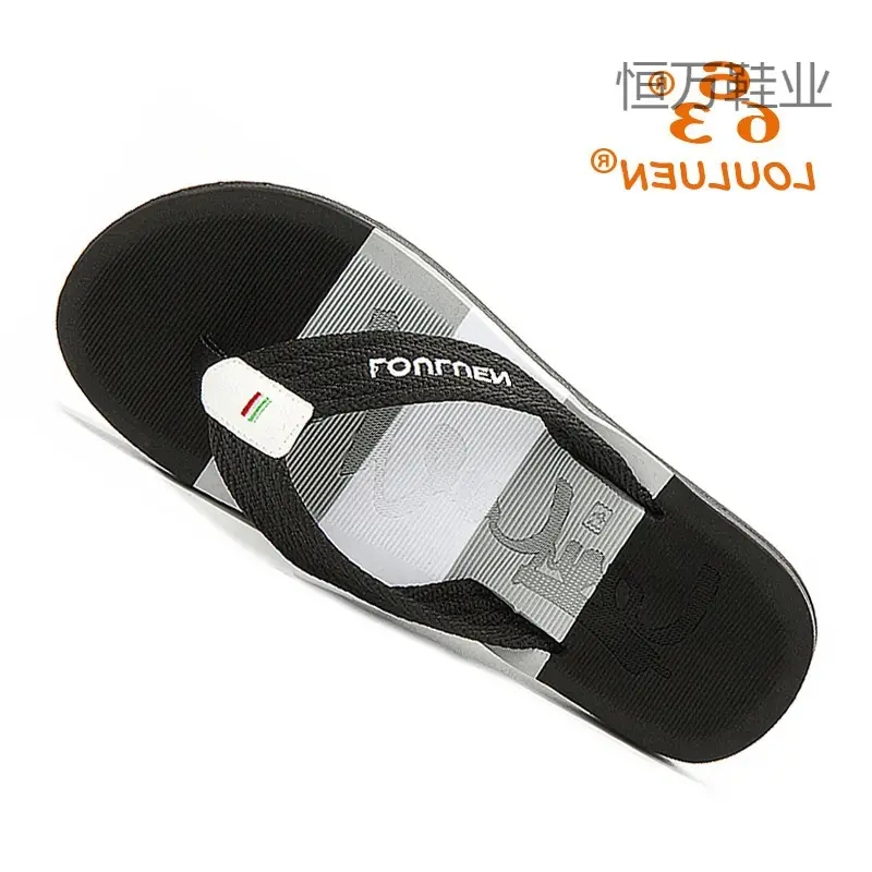 Fujian big manufacturers 2023 cross-border flip-flops men's beach slippers summer wear European and American men's sandals wholesale - Image 7