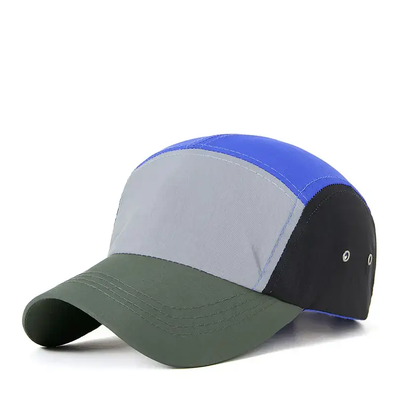 Women Retro Baseball Cap Green White Red Peak Sun Hat - Image 2