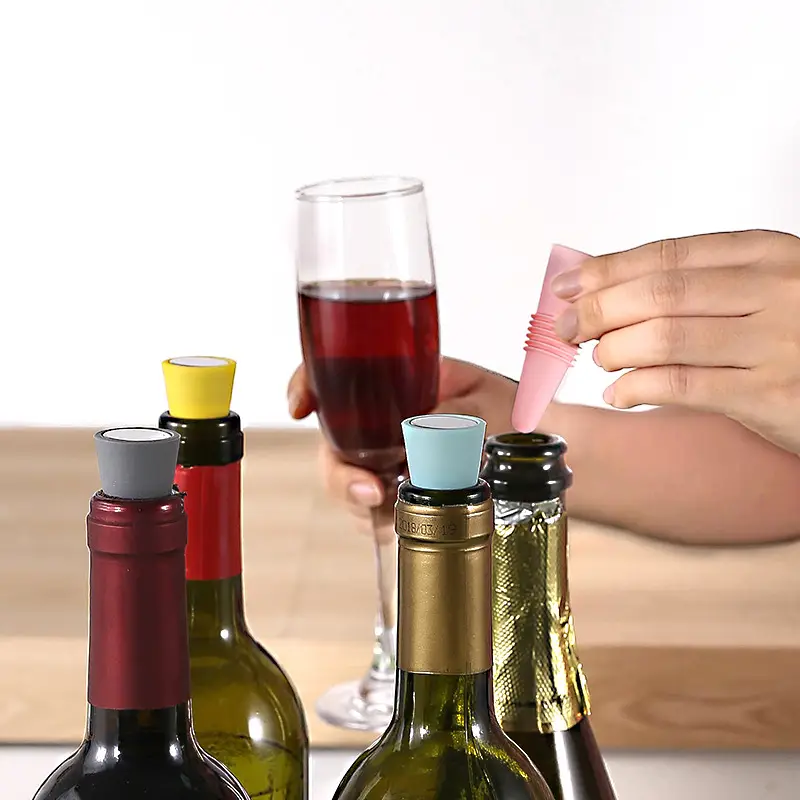 Silicone Wine Stopper for Glass & Beer Flavor - Image 8