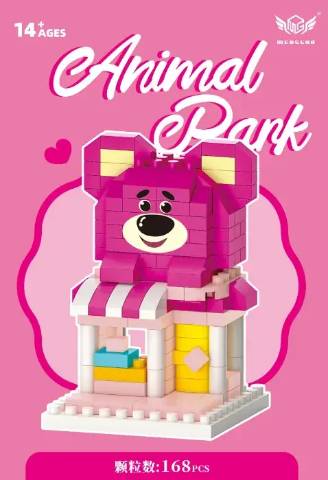 Pink Micro-Particle Doll Puzzle Toy for Girls - Image 3