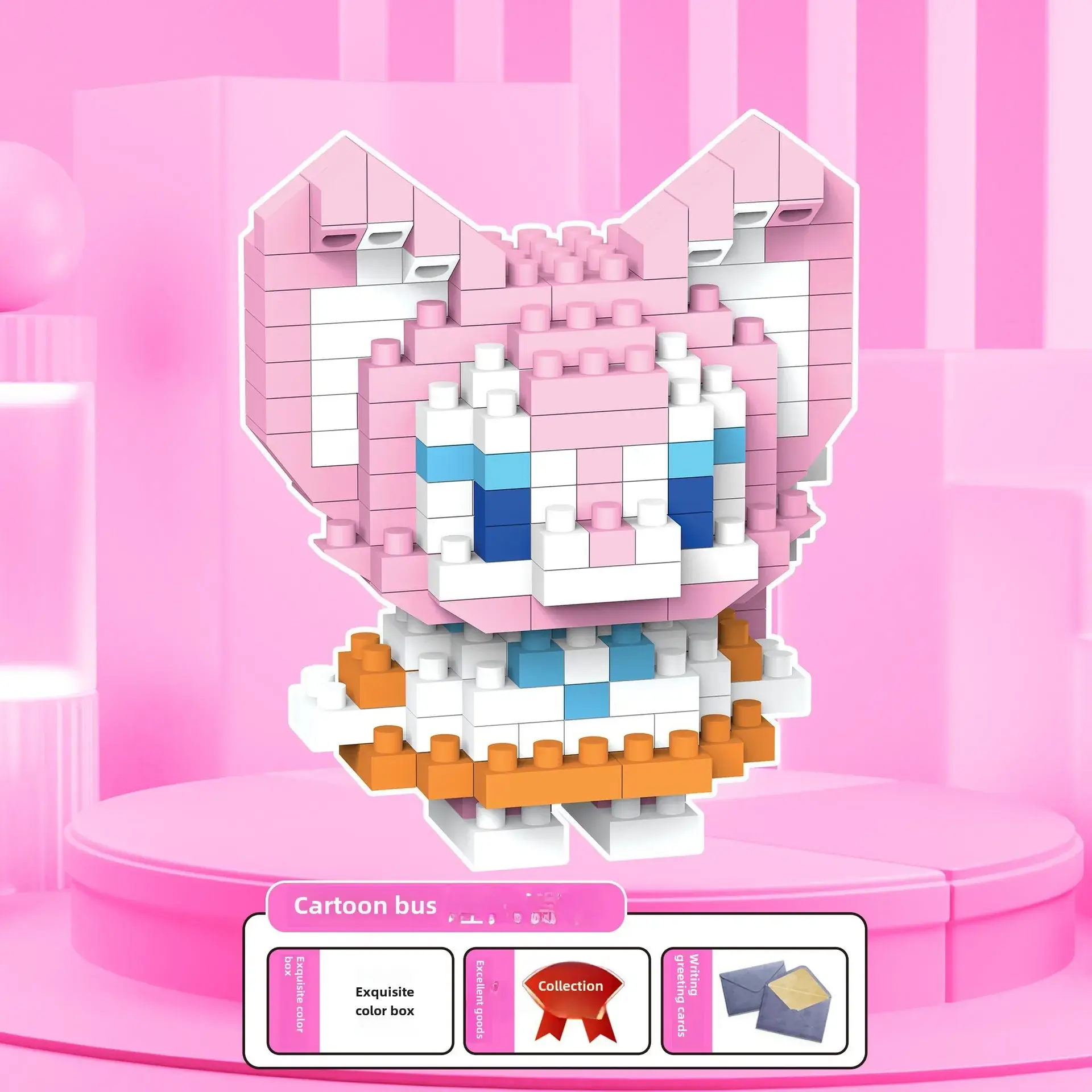 Pink Micro-Particle Doll Puzzle Toy for Girls - Image 12