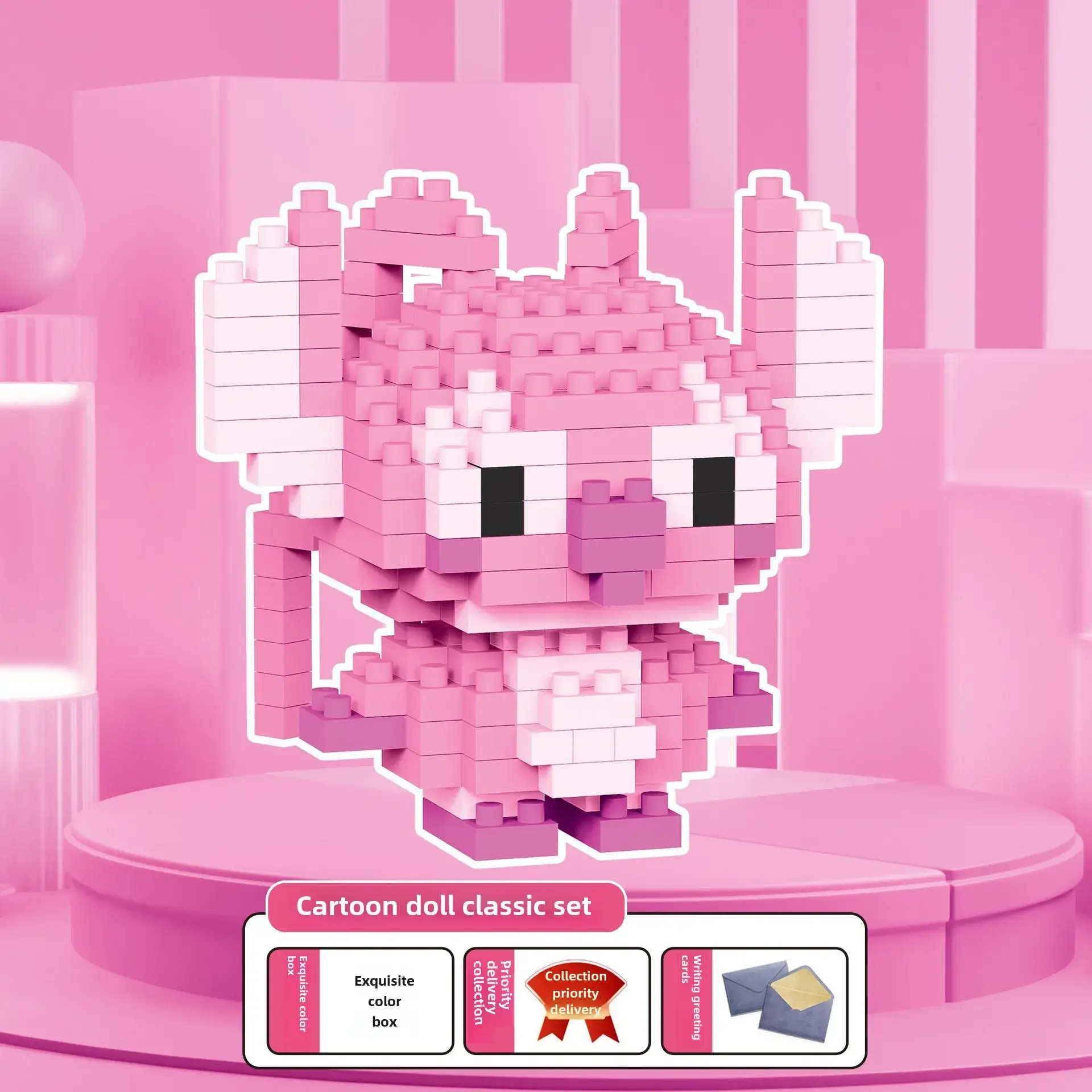 Pink Micro-Particle Doll Puzzle Toy for Girls - Image 35
