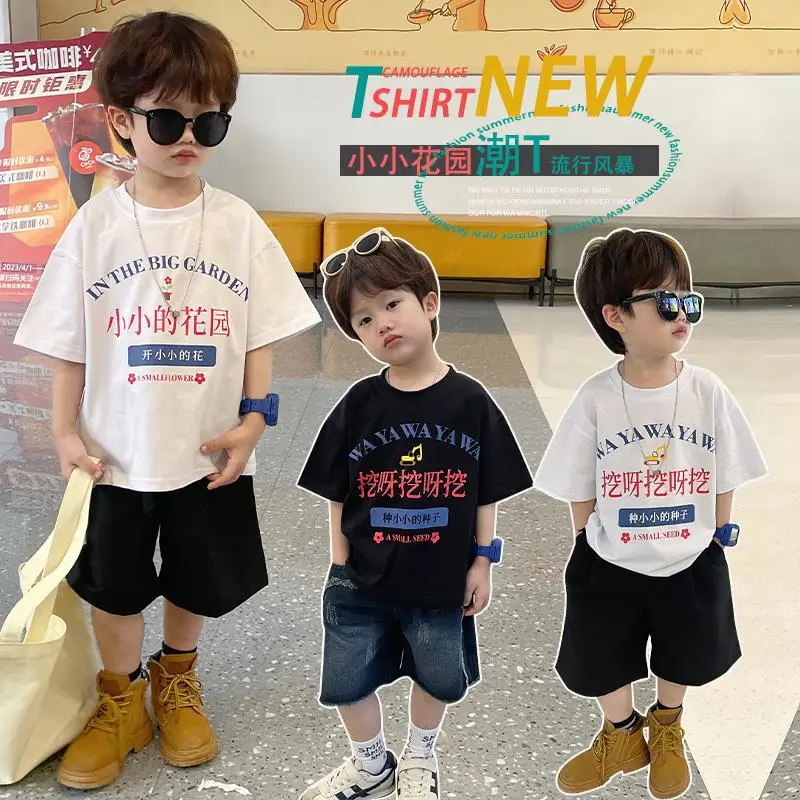 Cute Dig-Dig Print Cotton T-Shirt for Boys Summer 2026 - Image 4