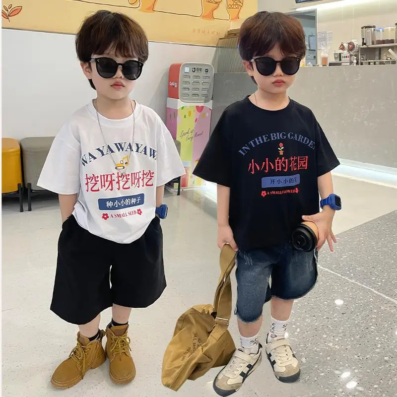 Cute Dig-Dig Print Cotton T-Shirt for Boys Summer 2026 - Image 5
