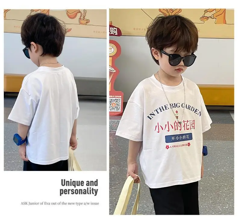 Cute Dig-Dig Print Cotton T-Shirt for Boys Summer 2026 — feature 12