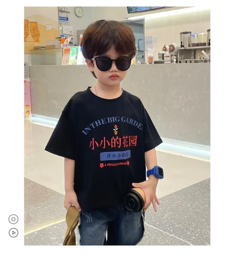Cute Dig-Dig Print Cotton T-Shirt for Boys Summer 2026 — feature 8