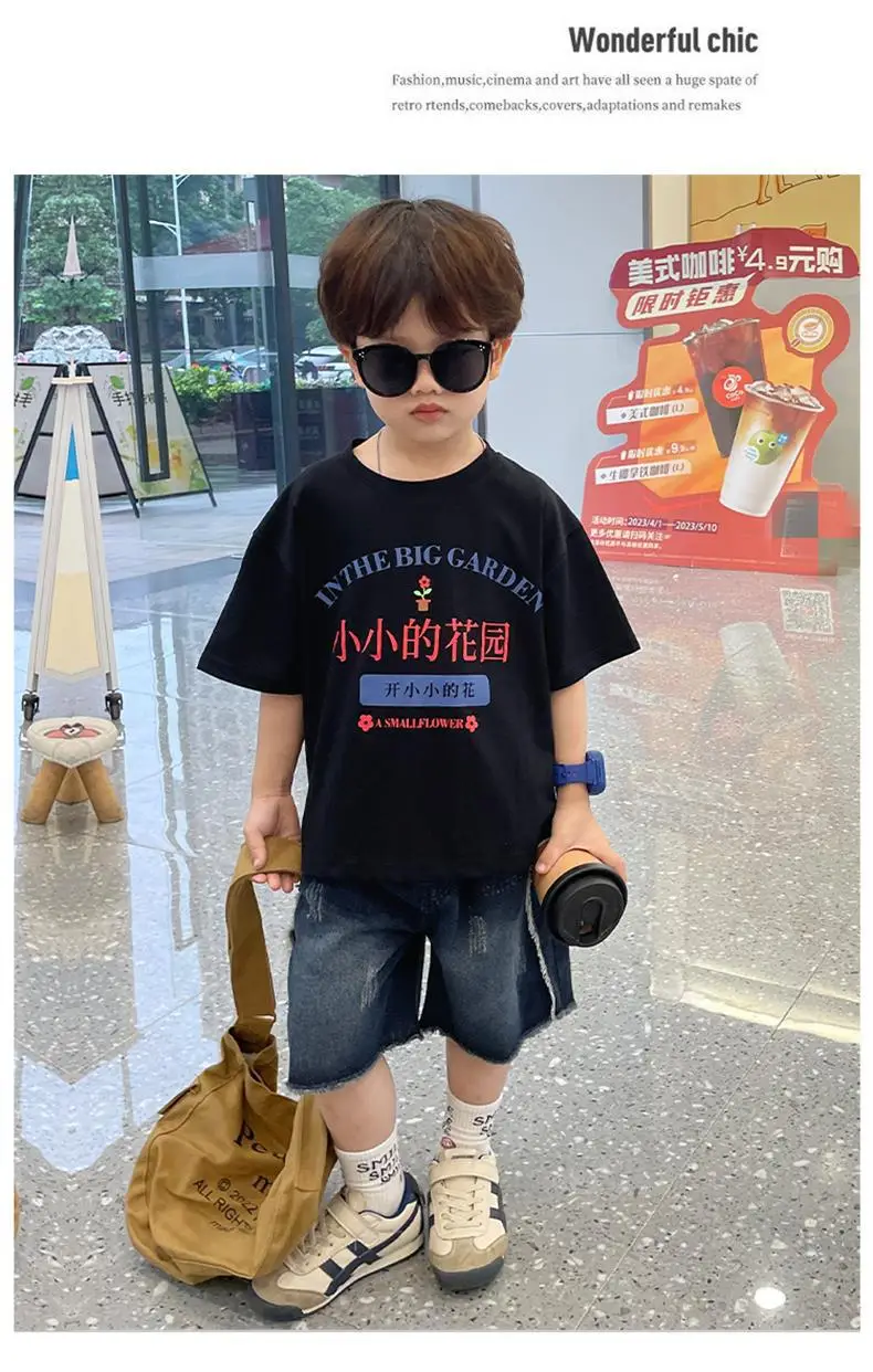 Cute Dig-Dig Print Cotton T-Shirt for Boys Summer 2026 — feature 9
