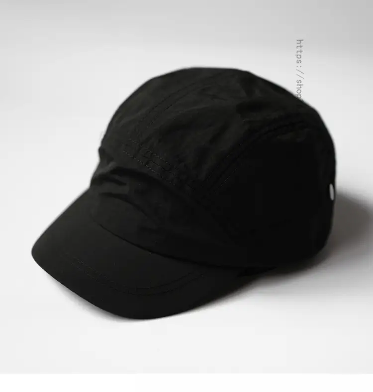 Japanese Style Short Eaves Cap for Men Women Olive Green — feature 3