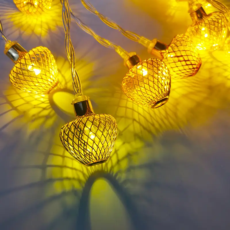Middle Eastern Muslim Hollow Iron Art Led String Lights - Image 6