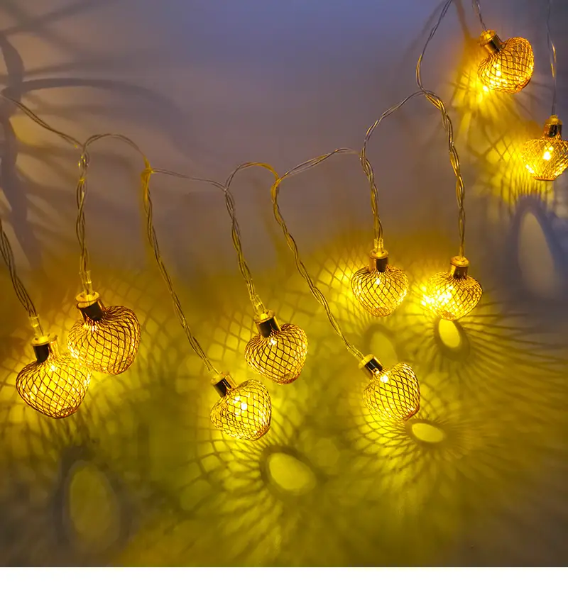 Middle Eastern Muslim Hollow Iron Art Led String Lights — feature 3