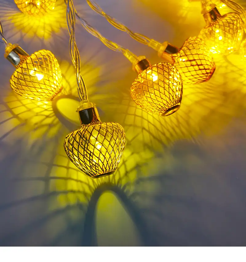 Middle Eastern Muslim Hollow Iron Art Led String Lights — feature 4