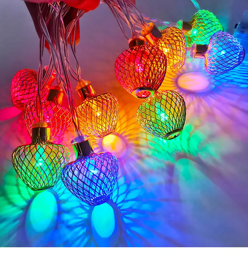 Middle Eastern Muslim Hollow Iron Art Led String Lights — feature 7