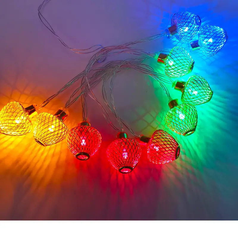 Middle Eastern Muslim Hollow Iron Art Led String Lights — feature 8