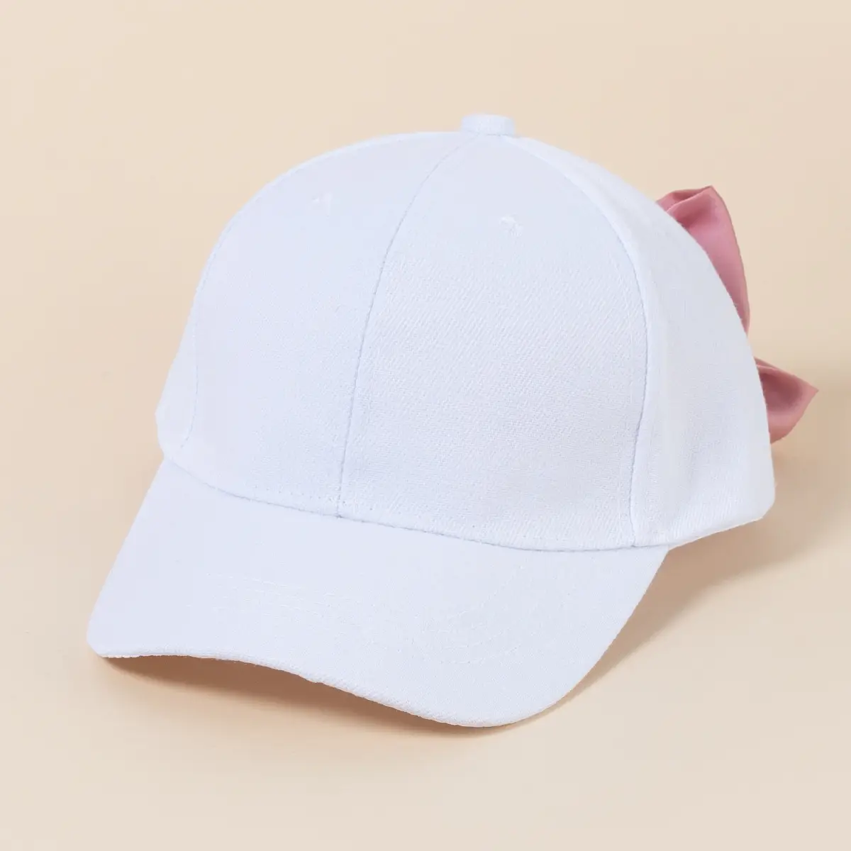 Black Bow Baseball Cap for Women Spring Summer Face Show — feature 23