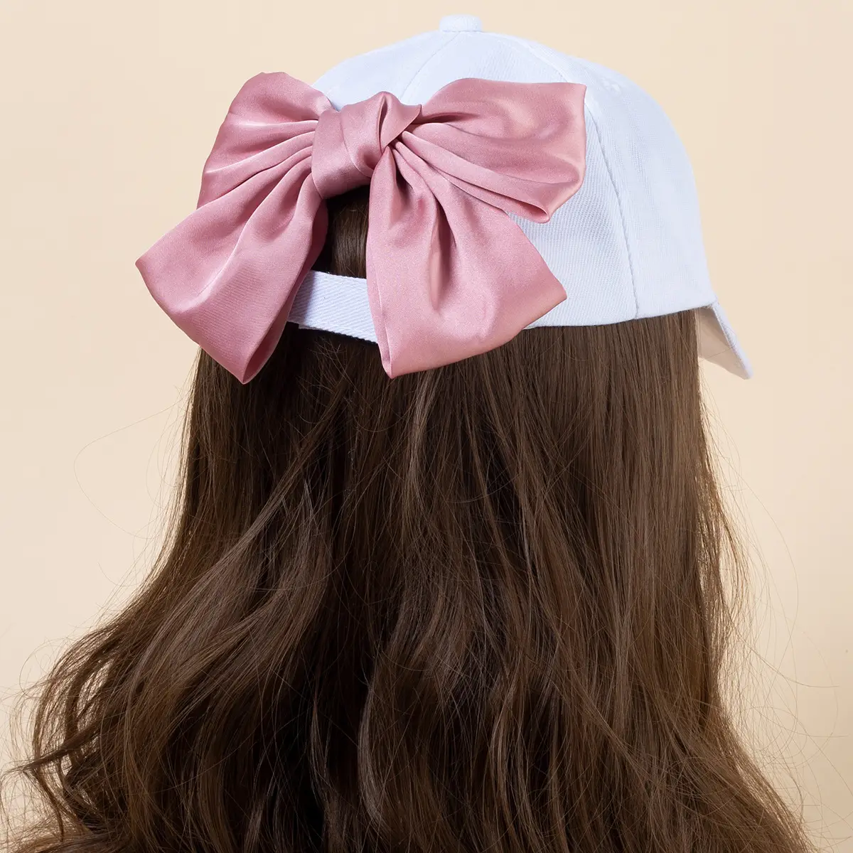 Black Bow Baseball Cap for Women Spring Summer Face Show — feature 27