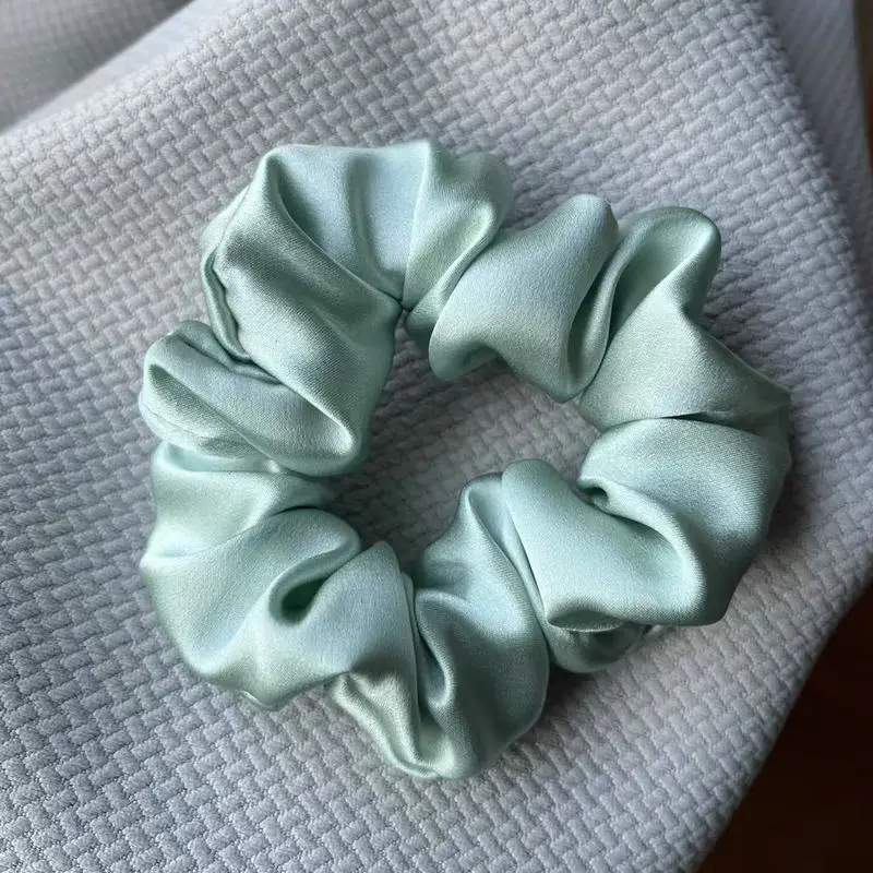 Silk Hair Ties 3.5 Fashion Ponytail Rings Holiday Gifts