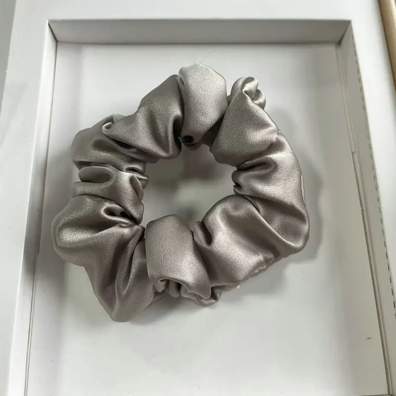 Silk Hair Ties 3.5 Fashion Ponytail Rings Holiday Gifts