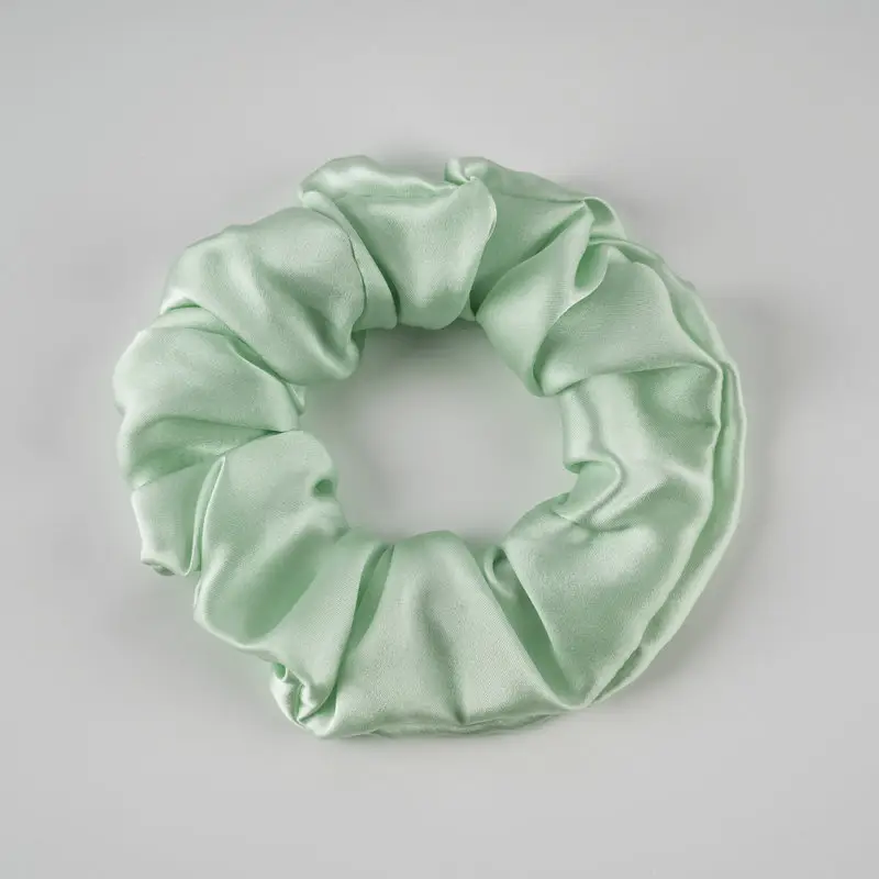 Silk Hair Ties 3.5 Fashion Ponytail Rings Holiday Gifts