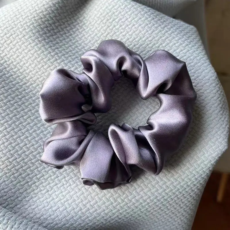 Silk Hair Ties 3.5 Fashion Ponytail Rings Holiday Gifts