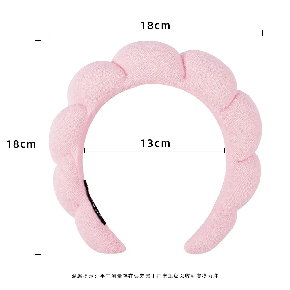 Velvet Twist Hair Band Beige Wash Wrist Headwear - Image 102