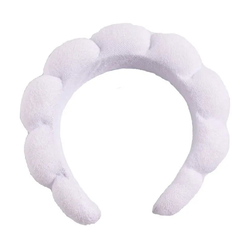 Velvet Twist Hair Band Beige Wash Wrist Headwear - Image 37
