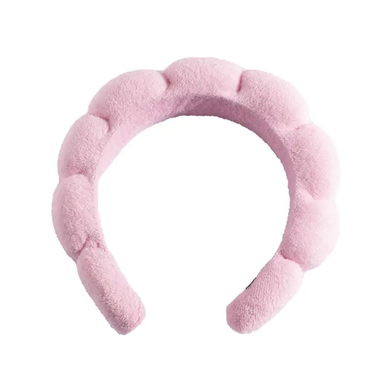 Velvet Twist Hair Band Beige Wash Wrist Headwear - Image 38